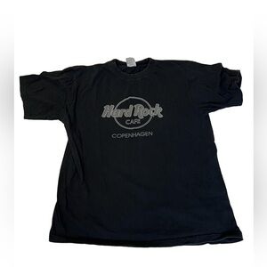 Vintage 90s Hard Rock Cafe Copenhagen Denmark RARE Size Large